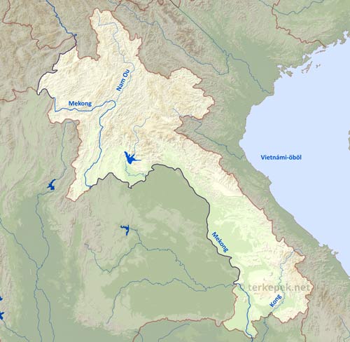 Laosz vízrajza
