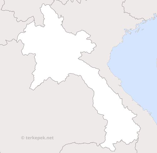 Laosz vaktérkép